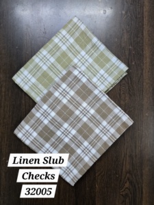 Tissu de doublure en lin slub de qualité supérieure 58% viscose poly douce pour vêtements et chemises Exportation mondiale - Product Image 2