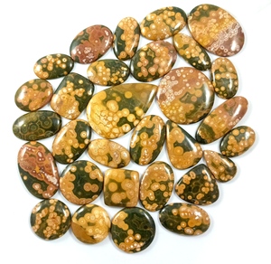 Lote de Piedras Preciosas de Jaspe Oceánico Natural en Cabujón Suelto para la Fabricación de Joyas - Product Image 2