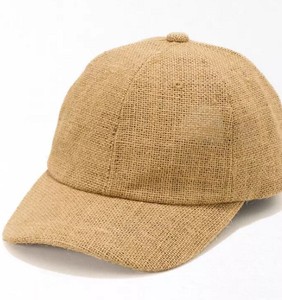 Nouveau design personnalisé casquette et chapeau de baseball en chanvre de couleur originale unie - Product Image 1