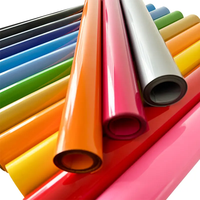 Rouleau de vinyle thermocollant élastique en PU de qualité coréenne pour l'impression de vêtements Cricut, T-shirts, films vinyles HTV à repasser pour le bricolage