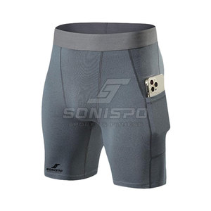 Short de compression d'entraînement pour hommes Streetwear Short de compression respirant à séchage rapide - Product Image 1