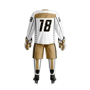 Camisetas de hockey Diseño fresco Sublimación Diseño único Navidad 100% Poliéster Ropa de hockey sobre hielo - Product Image 3