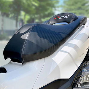 Selle de moto Refit la moins chère pour <span class=keywords><strong>Honda</strong></span> PCX150 siège en cuir personnalisé avec conversion de dossier pour siège de moto <span class=keywords><strong>PCX</strong></span> - Product Image 6