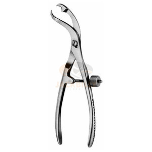 Verbrugge Pince de maintien d'os Instruments chirurgicaux orthopédiques Poignée en acier inoxydable Fixation de fracture osseuse Chirurgie fiable - Product Image 1
