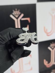 Elegante Colgante de Diamantes Naturales Estilo Hip-Hop, Cadena Personalizada de Oro Sólido de 14K, Diseño de Demonio de Moda de Lujo, Oro Rosa, Oro Blanco - Product Image 4