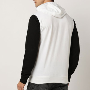 Customizable Eco-Friendly Men's Pullover Hoodie Casual Winter Wear Fleece <b>Light</b> Weight Full Sleeves for Outdoor Low MOQ OEM - Product Image 2