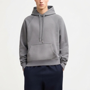 Sweat à capuche personnalisé pour homme en mélange de coton doux, décontracté, avec poche avant – Fournisseur en gros - Product Image 1