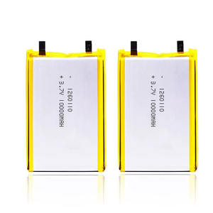 Fabrika Toptan Satış Li-polimer Pil 3.7v 10000mah 1260110 Lityum Polimer Pil 10000 Mah <span class=keywords><strong>Lipo</strong></span> Pil - Product Image 1