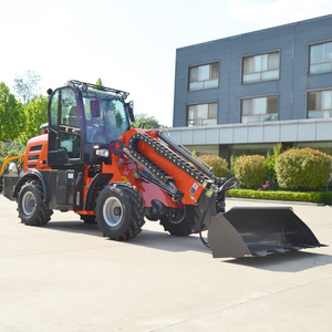 Gratis pengiriman 1ton 1.5 ton 2 ton pemuat <span class=keywords><strong>boom</strong></span> 3 ton ujung depan 4 roda pemuat lengan teleskopik kompak - Product Image 2