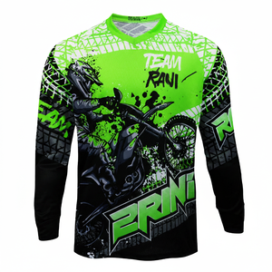 Camiseta Deportiva Erni Sports 2026, Sublimada, de Poliéster, para Ciclismo de Descenso, Manga Larga, para Hombre, MTB, Motocross, Ciclismo, Carreras - Product Image 3