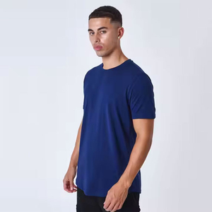 Nouveau design personnalisé 100% coton avec votre propre logo de marque T-shirt uni de haute qualité Fitness Street Wear à la mode pour hommes - Product Image 6