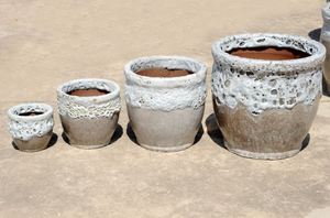 Rubí Linh-venta al por mayor de macetas de cerámica antigua de la galaxia GRC usadas para decorar el jardín, se convierte en plantador aristocrático del océano - Product Image 2