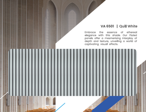 Panel Compuesto de Aluminio Blanco Quill VA 6501 de 3mm 4mm, Calidad Genuina de Proveedor Mundial, Moderno, Duradero y Ligero - Product Image 3