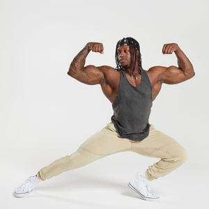 Meilleures ventes 2025 Pantalons de jogging légers pour hommes grande taille Anti-statique Polyester Coton Pantalons de sport pour adultes - Product Image 6