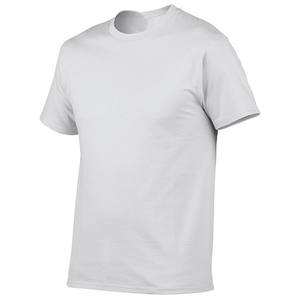 T-shirt publicitaire en coton 100% à manches courtes, col rond, couleur unie, coupe ample, broderie personnalisée avec logo OEM - Product Image 1