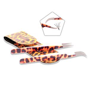 Professional PU <b>Leather</b> Tweezer Holder Travel Tweezer Storage Bag with Elegant Design Custom Logo Beauty <b>Tool</b> Pouch for OEM - Product Image 1