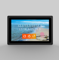 Écran industriel étanche IP65 de 15 pouces à montage mural Tablette intégrée RS485 RS232 robuste avec PC/moniteurs à écran tactile capacitif
