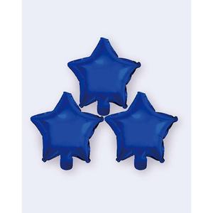 Palloncino a forma di stella in lamina blu scuro da 10 pollici per decorazioni per feste - Product Image 1