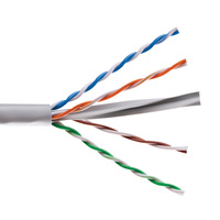 Cable de Red UTP Cat5e/Cat6 de Alta Velocidad de 0.5-50m, Cobre Desnudo con Conector RJ45 para Cableado LAN y Patch