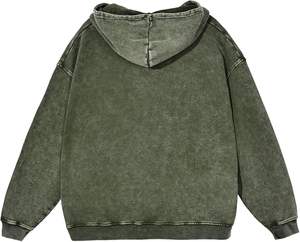 Pull à capuche surdimensionné vintage personnalisé pour hommes, sweat à capuche pour hommes, 100% coton, grande taille, logo personnalisé, grande taille - Product Image 2