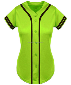 ชุดกีฬาแบบติดกระดุมสำหรับผู้หญิงเสื้อเบสบอลระบายอากาศได้ดีและเสื้อซอฟต์บอลสำหรับนักกีฬาที่ใช้งานอยู่ - Product Image 5