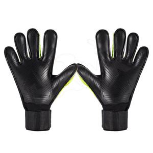 Nouveaux gants de gardien de but adultes professionnels en cuir de Latex épais gants d'entraînement de Football lisse Protection des doigts en cuir lisse - Product Image 4