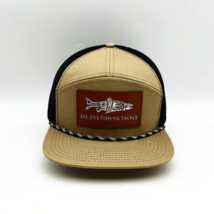 หมวกแก๊ปหนังสีเทาสีน้ำตาลเข้ม7แผงแบบกำหนดเองหมวกแก๊ปทรงสแนปแบ็กสำหรับ112ริชาร์ดหมวกทรูเกอร์พร้อมเชือกหมวกรูปภาพทางการสไตล์สตรีท - Product Image 3