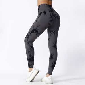 New Design Customized Logo Nylon Soft Gym Athletic <b>Tights</b> Quick Dry Fitness <b>Pants</b> Workout <b>Yoga</b> Leggings for Women - Product Image 4