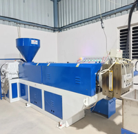 Ligne d'extrusion de recyclage de plastique FLUID-O-MATIC, machine de granulation de plastique, granulateur de plastique, moteur 440V 50kw, machine de découpe de métal