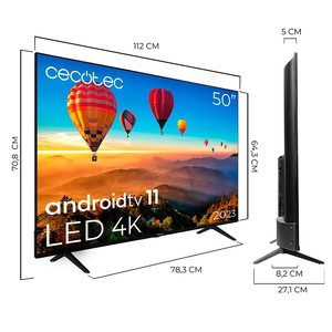 Smart LED TV for Home and Hotel Use 50-Inch Ultra HD Slim Bezel Android System HDTV Definition - Product Image 1