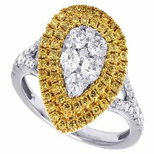 Bague de fiançailles et de mariage de luxe pour femmes Iced Out 925 Sterling Silver VVS Moissanite Round Diamond Finger Pinky Ring - Product Image 3