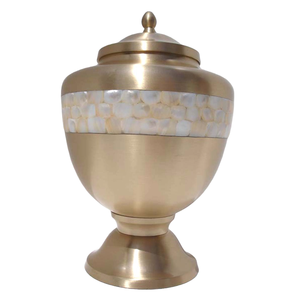 Urne de crémation durable avec décoration de vadrouille mémorial funéraire urne de stockage de cendres humaines adultes traditionnelles - Product Image 5