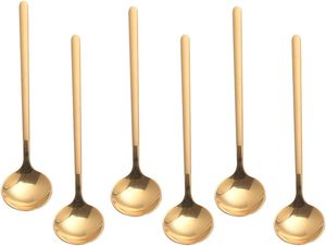 Stainless Steel <b>Spoon</b> Home Use Kitchen Seasoning Baby Short-Handled Creative Stirring Cooking & <b>Coffee</b> <b>Spoon</b> - Product Image 1