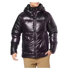 Outwear Puffer Down Jacket para hombres Invierno Casual Engrosado Cálido Abrigo al aire libre Stand Collar - Product Image 1