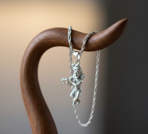 Collar de cadena de eslabones de rodio de plata 925, colgante con forma de Animal para uso diario, chapado en oro, minimalista, tendencia certificada por terceros - Product Image 6