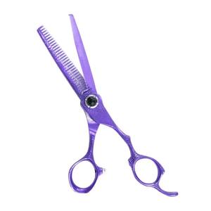 Tijeras de Peluquería de Acero Inoxidable con Recubrimiento de Color Personalizado, Dientes Afilados, Ligeras, Ecológicas, Herramienta Profesional para Salón - Product Image 4