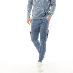 Conjunto Deportivo Unisex para Correr, Chándal de Invierno para Hombre con Sudadera con Capucha y Pantalones, Conjunto Deportivo para Mujer con Pantalones Acampanados con Lavado Ácido - Product Image 3
