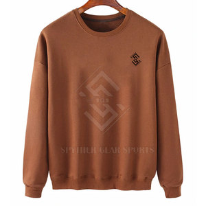 Camisetas de Forro Polar de Alta Calidad Hechas en Fábrica, Transpirables, Ecológicas, Informales para Invierno, con Logotipo Personalizado, Mezcla de Algodón para Hombre - Product Image 1