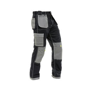 Pantalons de travail cargo de sécurité pour hommes de haute qualité, certifiés CE, coupe-vent, en coton, résistants, avec poches pour genouillères personnalisables - Product Image 2