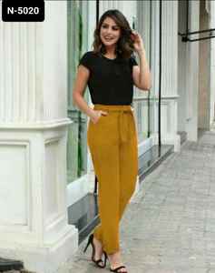 Dernier haut en rayonne fantaisie de style moderne avec pantalon de grande taille disponible à bas prix ensemble haut et pantalon de style moderne indien - Product Image 5