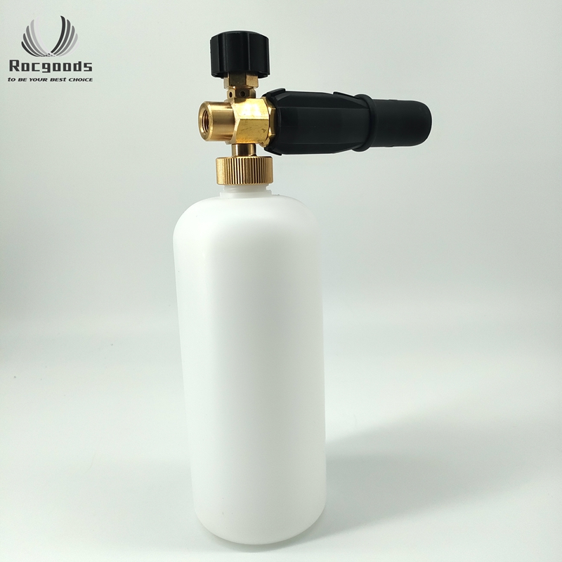 Большой установка для мытья под давлением автомобилей черный Снежная пена Кэннон Ланс jet насадка автомобиль мыть водой инструмент партии шланг отверстия пулемет