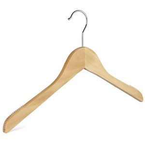 2024 New Wood Clothes Hanger with Handle <b>Coat</b> Pant Suit Shirt Hanger for Wardrobe Bathroom Living Room - Product Image 6