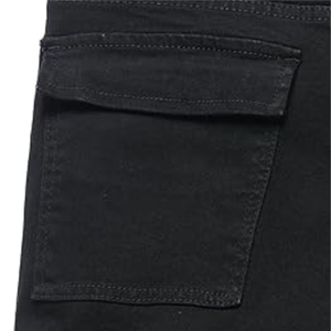 Shorts en jean pour homme 100% coton, style streetwear, taille mi-haute, été, avec broderie, design vintage et logo personnalisé - Product Image 5
