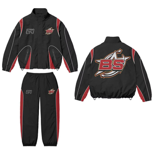 Custom <b>Jacket</b> Training Jogging Wear Windbreaker Waterproof <b>Zip</b> <b>up</b> <b>Jacket</b> Vintage Nylon Windbreaker Tracksuits for Men - Product Image 3