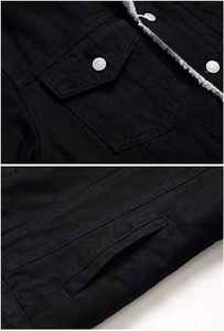 2025 Top Winter Fashion <b>Men's</b> Sheep Skin Jean <b>Jacket</b> Trendy Warm <b>Fleece</b> <b>Thick</b> Denim Coat Outwear <b>Jackets</b> - Product Image 5