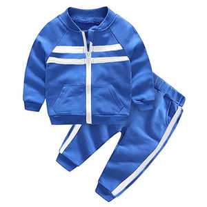 ชุดวอร์มเด็กผ้าโพลีเอสเตอร์/ ผ้าฝ้ายสวมใส่สบายชุดวอร์มเด็กสวมใส่ง่าย - Product Image 1