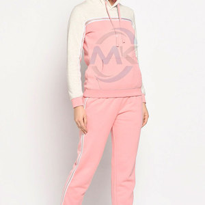 Chándal de Invierno para Mujer de Primera Calidad, Diseño de Dos Piezas con Patrón Sólido, Mangas Largas, 100% Algodón, Forro Polar Transpirable, Personalizable - Product Image 5