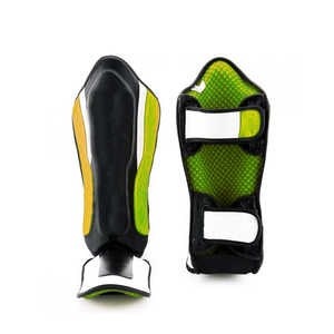 Vente en gros Protège-tibias MMA Jambes Protège-cou-de-pied Taekwondo Coussinets en mousse Coussinets de protection en cuir - Product Image 6