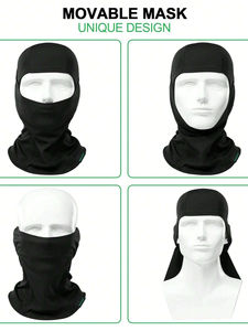 Vente en gros de cagoule avec logo personnalisé pour hommes, couvre-visage élastique confortable pour le sport, impression numérique disponible - Product Image 6