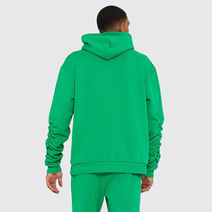 2025 Wholesale Best Quality Unique Style Unisex Winter Fleece 100% Polyester Stacked Sweat Suit Long Sleeve Hooded <b>Trouser</b> - Product Image 4